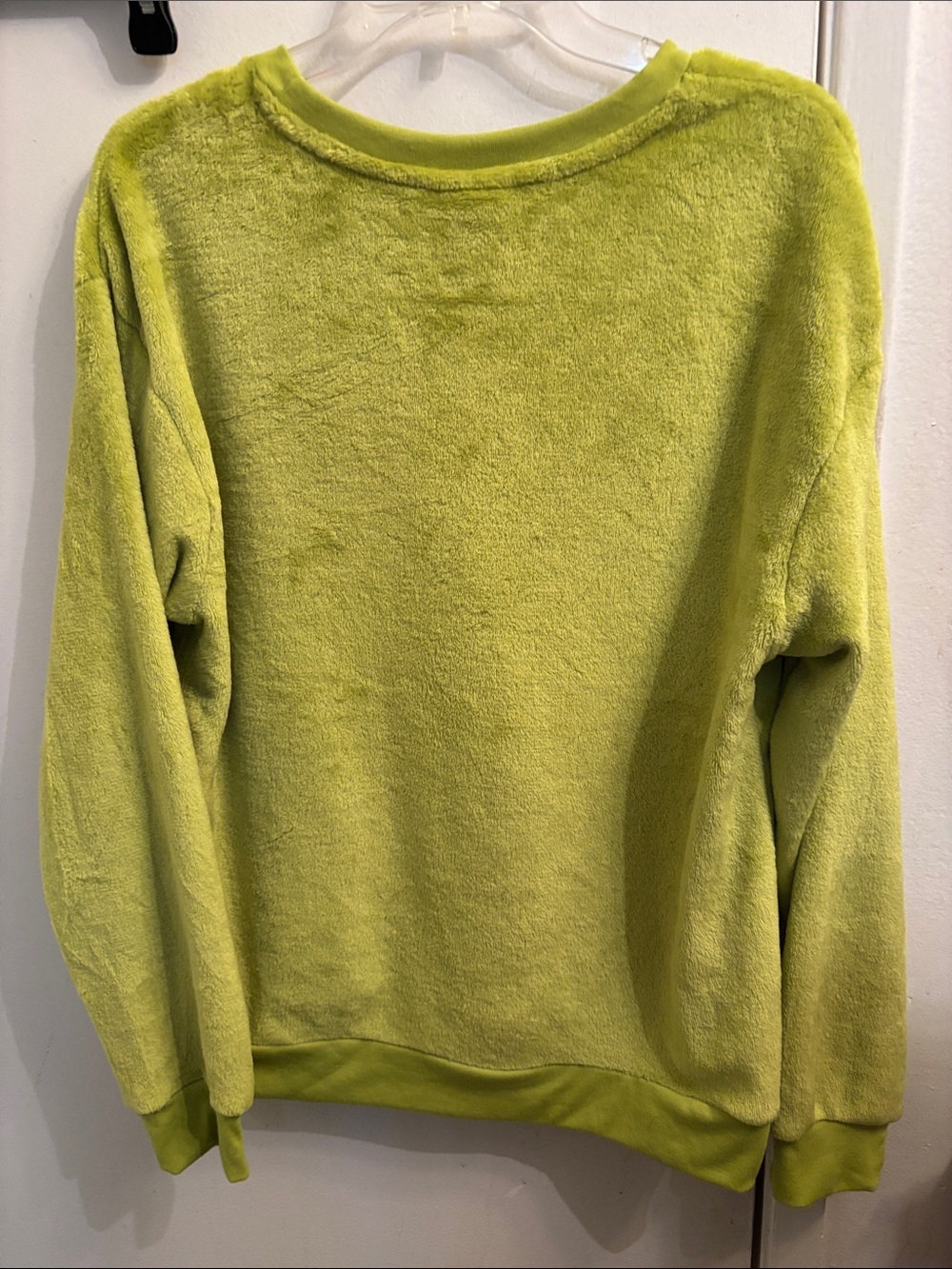 Dr. Seuss Grinch Green Cozy Fleece Sweater - Picture 7 of 10